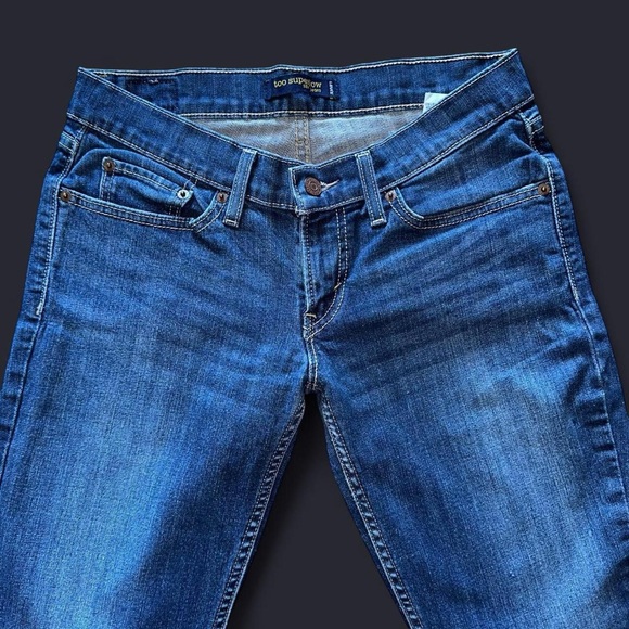 Levi’s Too Superlow 524 Dark Blue Wash Jeans - Picture 4 of 8